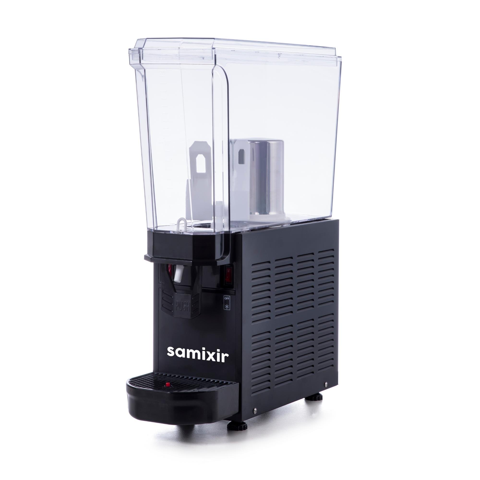 Samixir Klasik Mono Soğuk İçecek Dispenseri Karıştırıcılı 20 Litre Siyah 20.MB (20.MB)