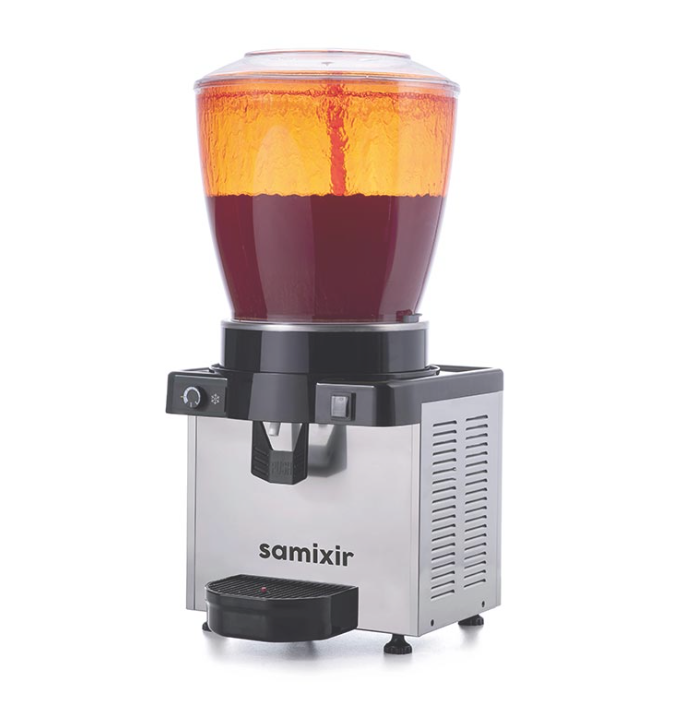 Samixir Panaromik Analog Soğuk İçecek Dispenseri Fıskiyeli 22 Litre Inox S22.AI (S22.AI)