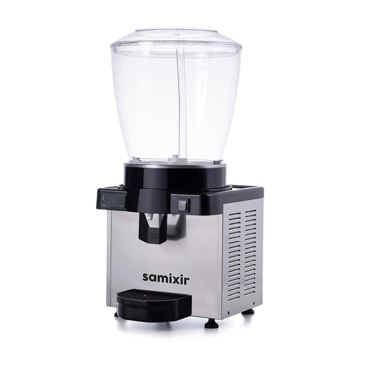 Samixir Panaromik Dijital Soğuk İçecek Dispenseri Fıskiyeli 22 Litre Inox S22.DI (S22.DI)
