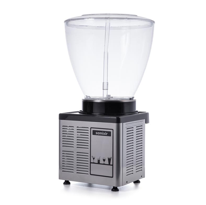 Samixir Panaromik Dijital Soğuk İçecek Dispenseri Fıskiyeli 40 Litre Inox S40.DI (S40.DI)