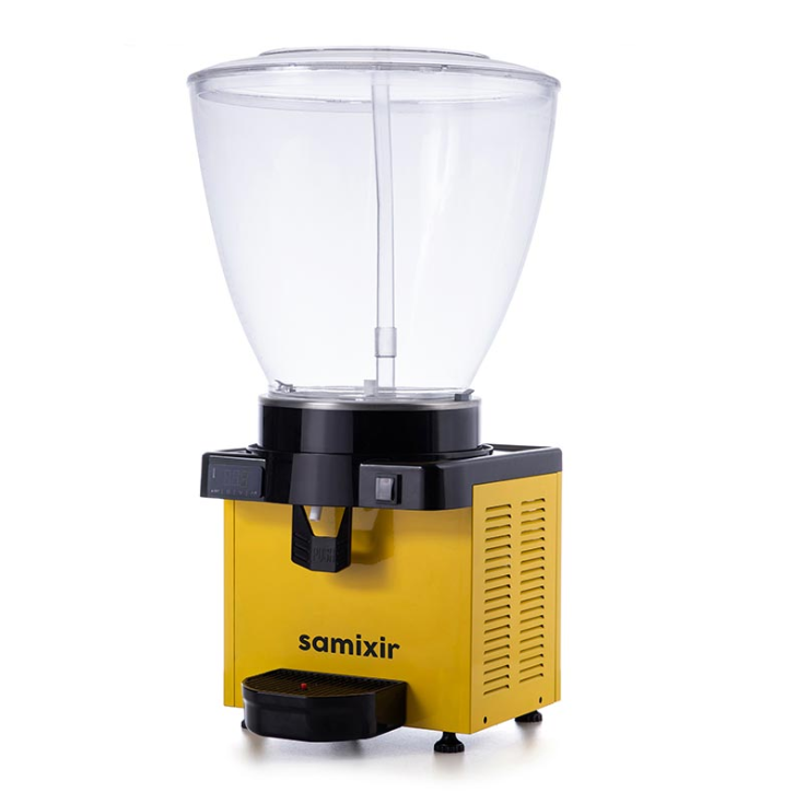 Samixir Panaromik Dijital Soğuk İçecek Dispenseri Fıskiyeli 40 Litre Sarı S40.DY (S40.DY)