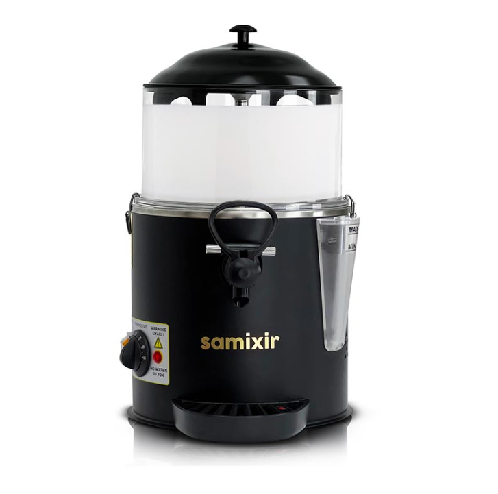 Samixir Panoramik Sıcak Çikolata ve Sahlep Makinesi 5 Litre Siyah SC05B (SC05.B)