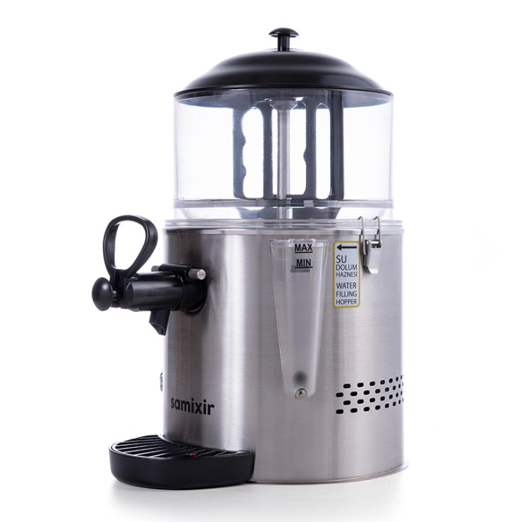 Samixir Panoramik Sıcak Çikolata ve Sahlep Makinesi 5 Litre Inox SC05.I (SC05.I)