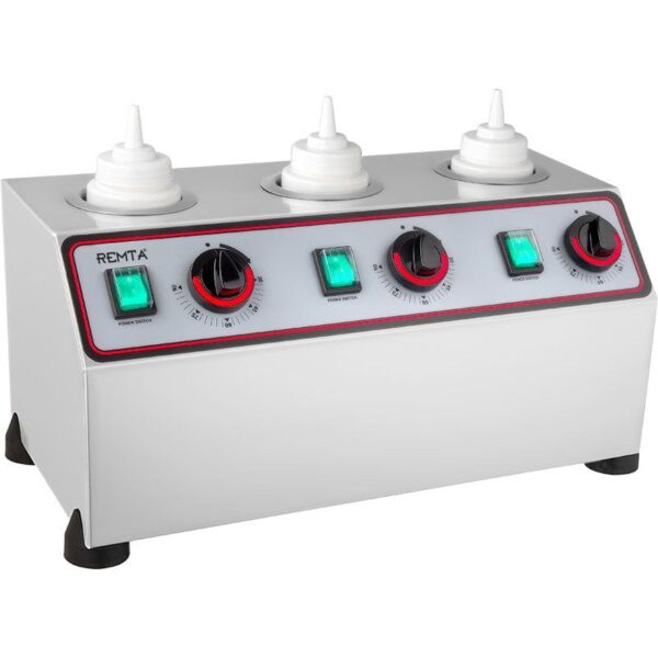 Remta SC4 Elektrikli 3’lü Isıtıcılı Sosluk