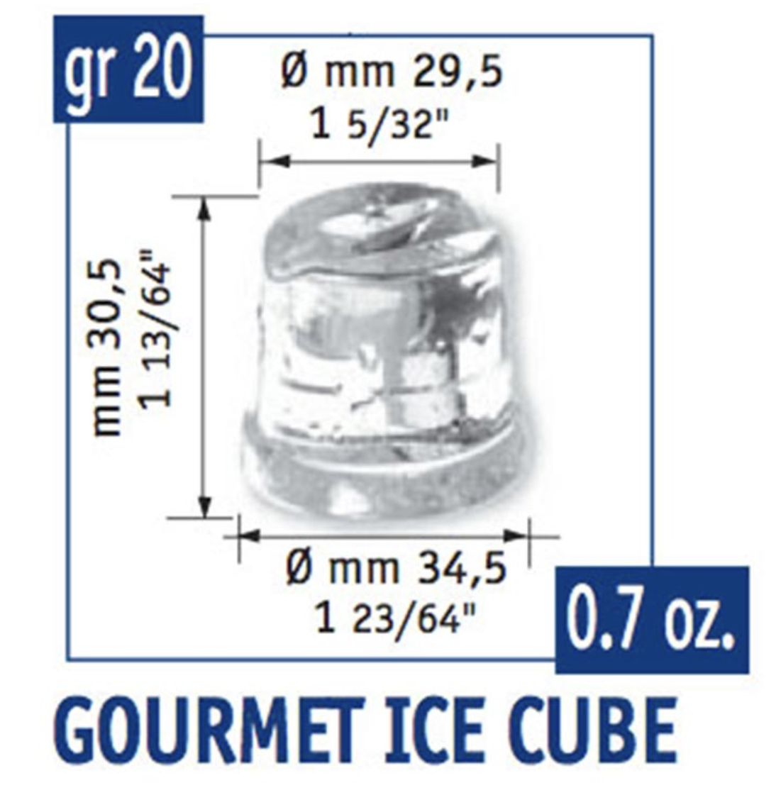 Scotsman Barline Gurme Buz Makinesi 48 Kg Kapasiteli B5022 (B5022)