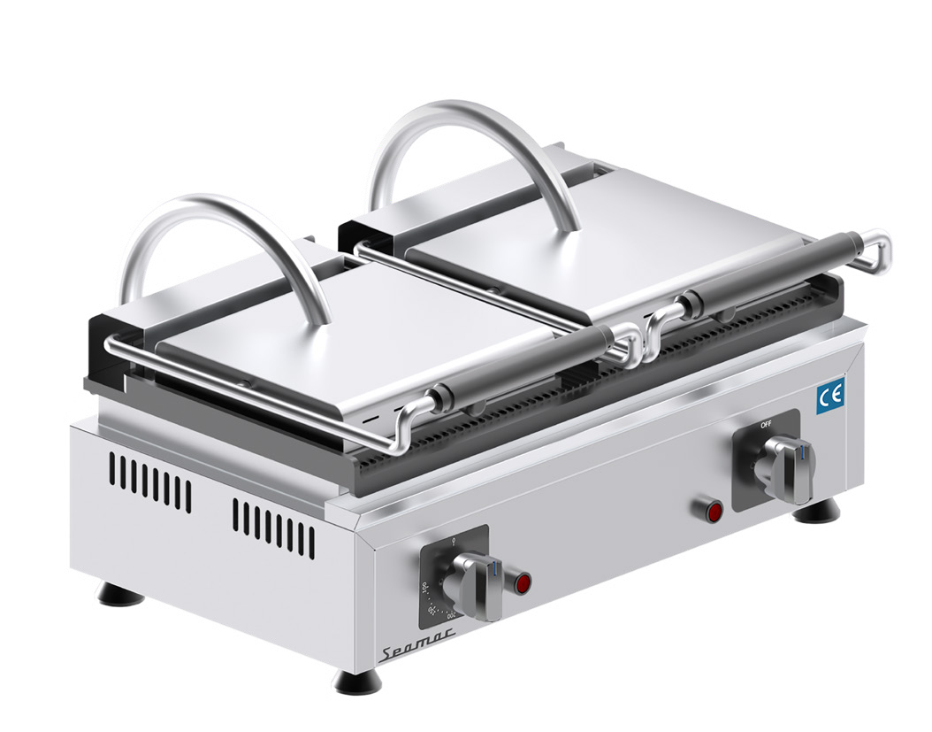 Seamac 20 Dilim Çift Kapaklı Tost Makinesi Elektrikli TCE20 (TCE20)