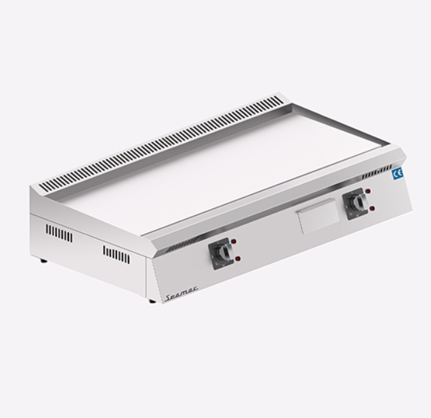 Seamac Yağ Çekmeceli 100 cm Düz Pleyt Izgara Özel Seri Elektrikli EPD100D (EPD100D)