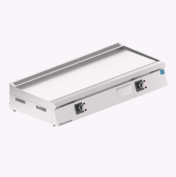 Seamac Yağ Çekmeceli 120 cm Düz Pleyt Izgara Özel Seri Elektrikli EPD120D (EPD120D)