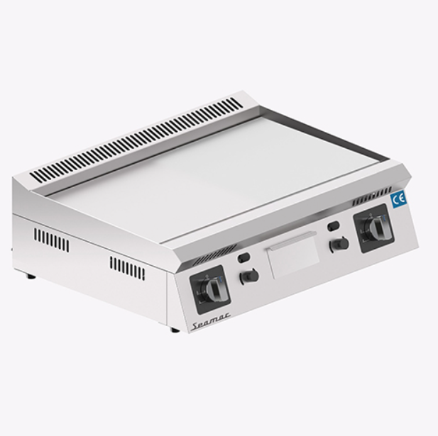 Seamac Yağ Çekmeceli 70 cm Düz Pleyt Izgara Özel Seri Gazlı GPY70D (GPY70D)