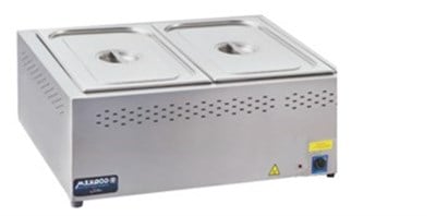 Görkem Elektrikli Set Üstü Benmari 1/1 2 Li Küvet Kapaklı 73x60x29 512 (512)