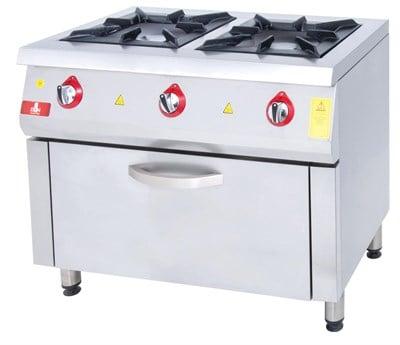 DRN 2 Li Kuzine 2 Ocak 1 Fırın Gazlı ve Lpg Li 100x64x85 Cm DRNKU-1060 (DRNKU-1060)
