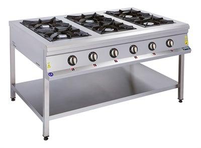 Görkem 6 Lı Taban Raflı Ocak Gazlı ve Lpg Li 150X100X85 cm 208 (208)