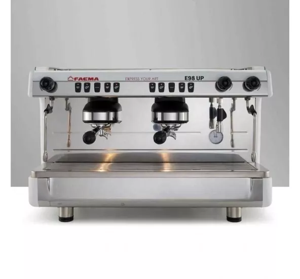 Faema E98 Up Tall Cup Full Otomatik Espresso Kahve Makinesi, 2 Gruplu, Beyaz