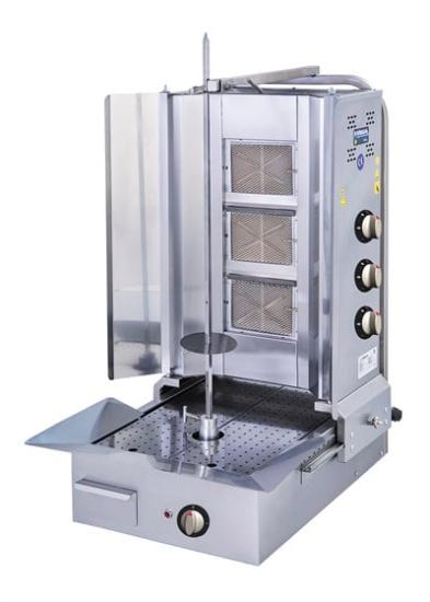 Görkem 3 Lü Alttan Motorlu Döner Ocağı Gazlı ve Lpg Li 59x71x103 cm 430 (430)