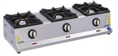 Görkem 3 Lü Ekonomik Set Üstü Ocak Gazlı ve Lpg Li 90x35x20 Cm 274 (274)