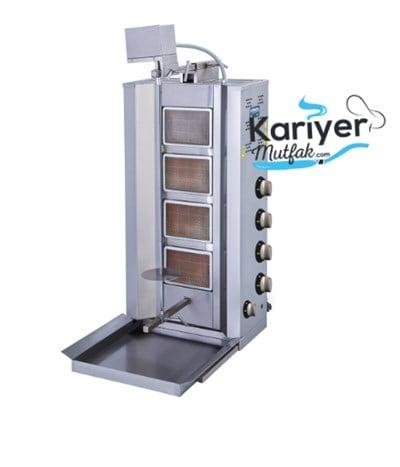 Görkem 4 Lü Üstten Motorlu Döner Ocağı Gazlı ve Lpg Li 464 (464)