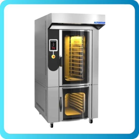 Altuntop 10 lu Döner Davlumbaz+Mayalandırma Konveksiyonel Elektrikli Fırın ATPD 40 (ATPD 40)