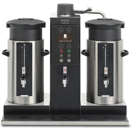 Animo 2x10 Silindirik Filtre Kahve Makinesi Sıcak Su Çıkışlı 1005402 - CB 2x10 W (1005402 - CB 2x10 W)