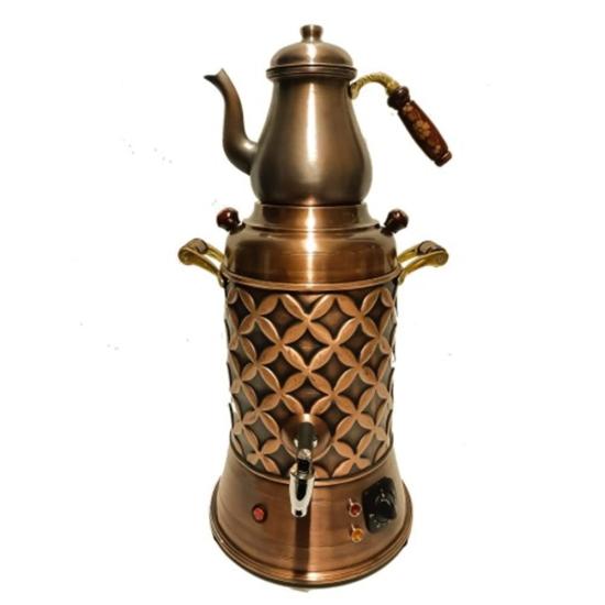 Anka 1 Demlikli Bakır Elektrikli Semaver 12 Litre BDS1 (BDS1)