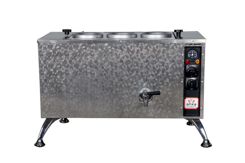 Anka 3 Demlikli Inoks Pro Elektrikli Full Otomatik Çay Kazanı IPE3 (IPE3)