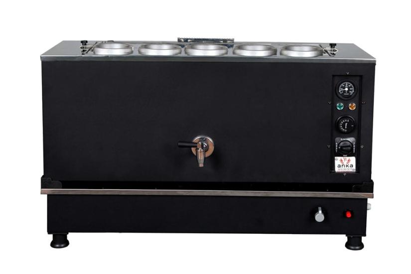 Anka 5 Demlikli Black Pro Kompakt Otomatik Çay Kazanı Elektrik-Ng-LPG BPKO5 (BPKO5)