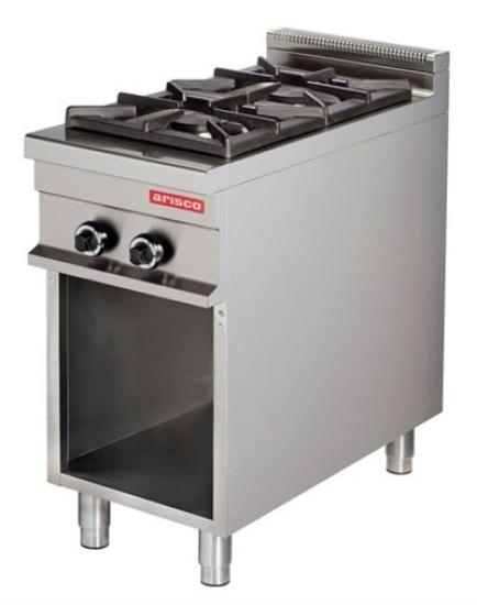 Arisco 2 Gözlü Gazlı Ocak Alt Açık Dolaplı Ce Belgeli 42,5x90x90 Profesyonel Seri GR911 (GR911)