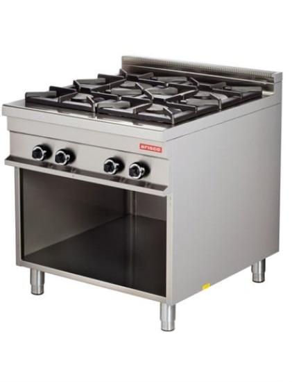 Arisco 4 Gözlü Gazlı Ocak Alt Açık Dolaplı Ce Belgeli 85x90x90 GR921 (GR921)