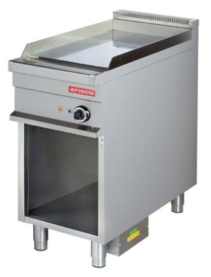 Arisco 40 lık Elektriklli Izgara Alt Açık Dolaplı Pleyt Düz Yüzey EG911 Profesyonel 42,5x90x90 / Range / Electric (EG911)