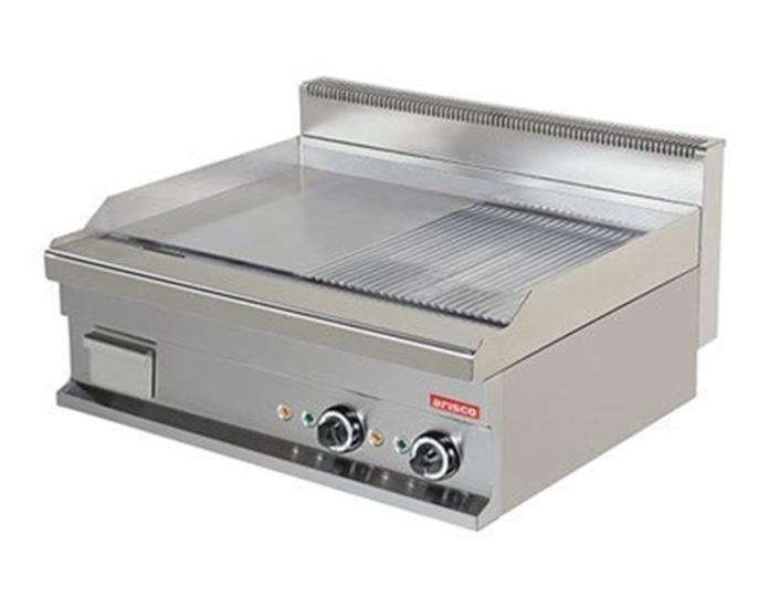 Arisco 80 Lik Elektrikli Yarı Oluklu Yarı Düz Izgara Pleyt Ayna Krom Kaplı 80x70x29 EG721SG-S (EG721SG-S)