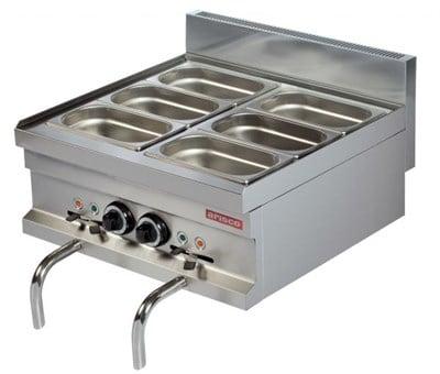 Arisco Elektrikli 2x3/4 GN Hazneli 6 lı Benmari Profesyonel 60x60x26,5 EB606 (EB606)