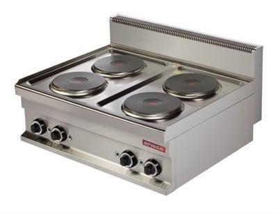 Arisco Set Üstü Elektrikli Ocak 4 Pleytli Profesyonel 7 Pozisyonlu Isıtma ER721S / Range / Electric (ER721-S)
