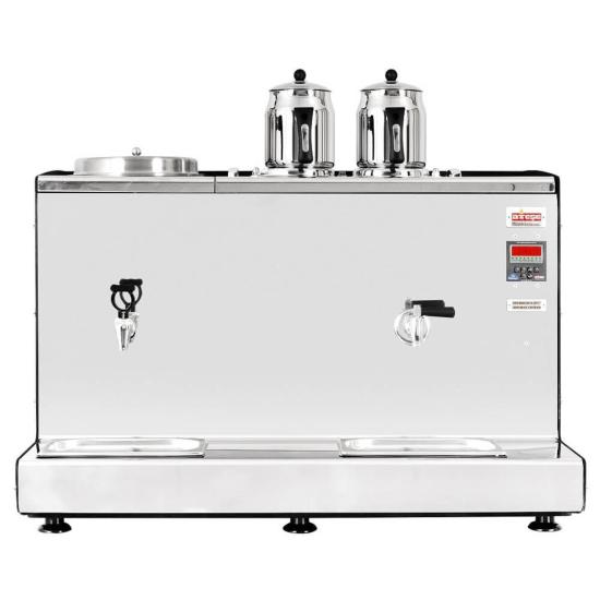 Ateşe Aspendos Smart Elektrikli 9 Litre İç Dem 2 Demlikli Çay Makinesi (STATIC ASE450) (STATIC ASE450)
