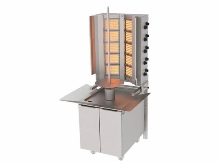 Atalay 10 Radyanlı Gazlı Döner Ocağı Sabit Duvara Monte ADG-10DS (ADG-10DS)