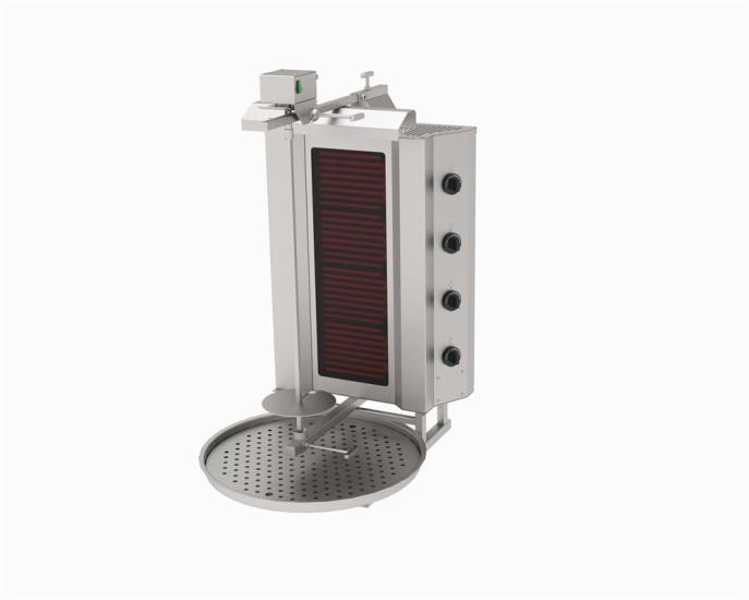 Atalay 4 Gözlü Döner Ocağı Elektrikli Üstten Motorlu ADE-4U (ADE-4U)
