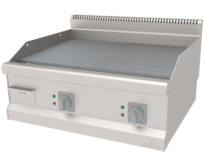 Atalay Elektrikli Izgara Yarı Oluklu Yarı Düz Yüzey 80x70x30 cm AEI-870-ND (AEI-870-ND)