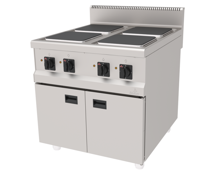 Atalay 4 Pleytli Elektrikli Ocak Alt Dolaplı 80x90x85 cm AEO-890 (AEO-890)