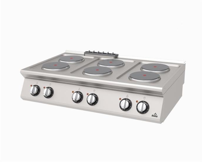 Atalay 6 Pleytli Set Üstü Ocak Elektrikli 120x73x30 cm AEO-1273 (AEO-1273)