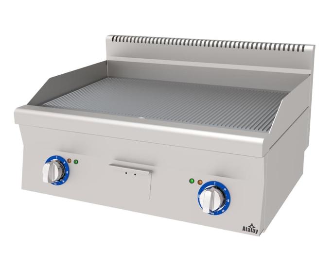 Atalay Elektrikli Pleyt Izgara Oluklu Yüzey 80x60x30 E AEI-860-N (E AEI - 860 / N)