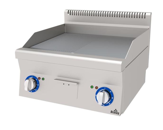 Atalay Elektrikli Pleyt Izgara Yarı Oluklu Yarı Düz Yüzey 60x60x30 E AEI-660-ND (E AEI-660-ND)
