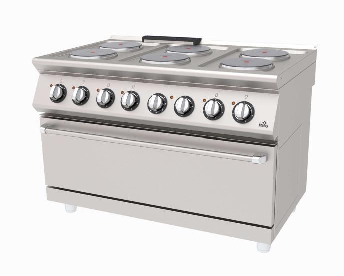 Atalay Kuzine 6 lı Elektrikli Fırınlı Kuzine 120x73x85 AEK-1273 (AEK-1273)