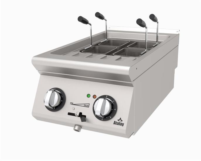 Atalay 4 Sepetli Makarna Haşlama Makinesi Elektrikli 40x73x30 AMP-473 (AMP-473)