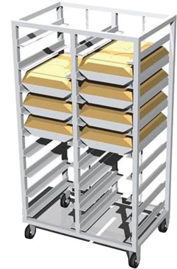 Atalay Termotray Tepsi Taşıma Arabası 18 Tepsili 37x53 ATAT-3753-18 (ATAT-3753-18)