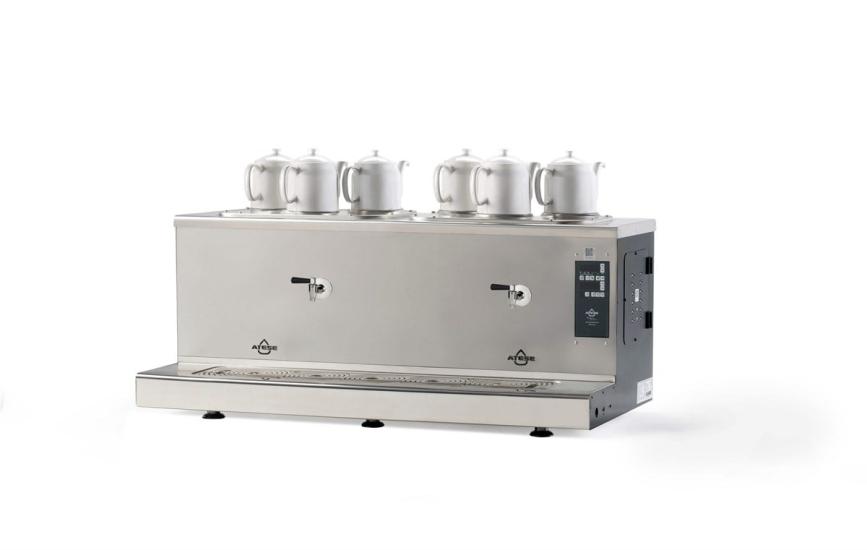 Ateşe Cappadocia Smart Plus Elektrikli 6 Demlikli Çay Makinesi (STATIC CSPE6) (STATIC CSPE6)