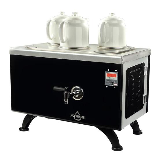 Ateşe Efes Smart Elektrikli 3 Demlikli Çay Makinesi (STATIC ESE3) (STATIC ESE3)