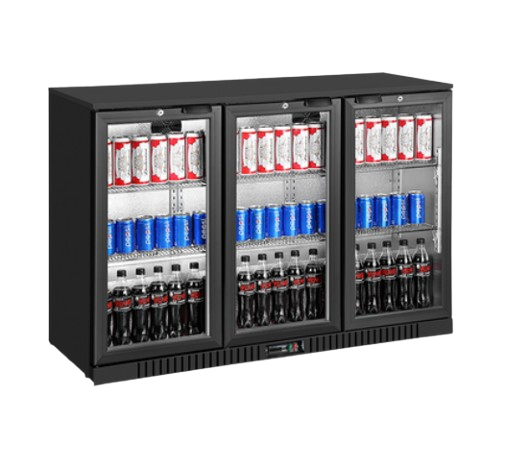 By Kitchen 3 Kapılı Şişe Soğutucu Teşhir Dolabı 135x50x87 Cm DBB-350 (DBB-350)