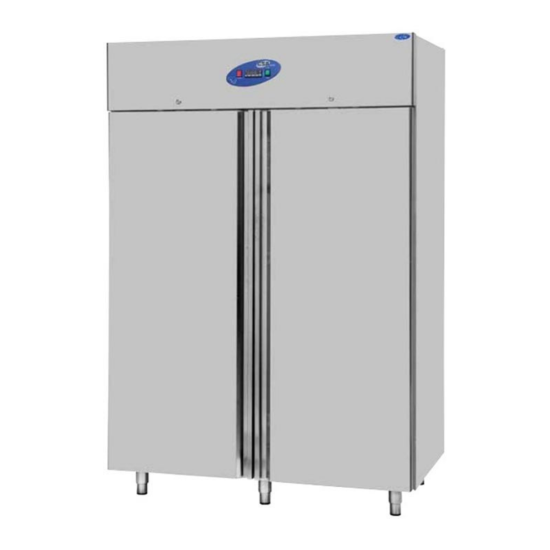 CSA 2 Kapılı Dik Tip Derin Dondurucu 1400 Litre 140x81x207 Cm CS.DBLK.1400 (CS.DBLK.1400)