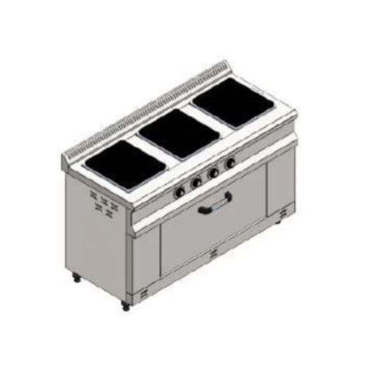 CSA Elektrikli 3 lü Kuzine 140x60x85 cm KRCS.KZE.1460.CE (KRCS.KZE.1460.CE)