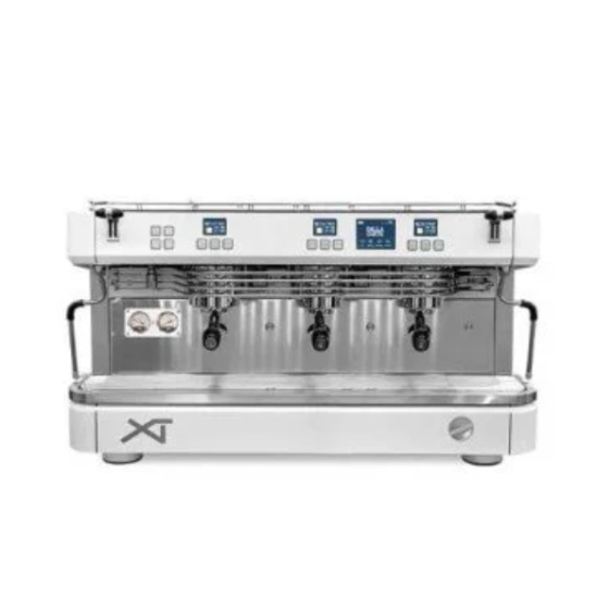 Dalla Corte XT Classic Barista Espresso Kahve Makinesi 3 Gruplu BEYAZ-KROM (DCPROXT-3-DW)