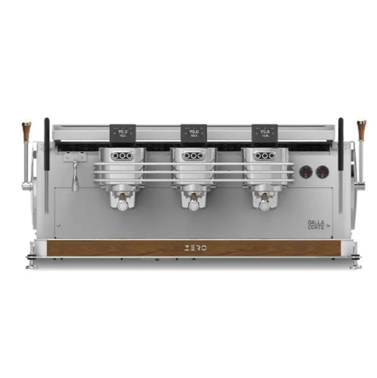 Dalla Corte Zero Classic Espresso Kahve Makinesi 3 Gruplu Beyaz-Ceviz (ZEROCL-3-WO)