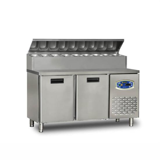 Dampak 2 Kapılı Pizza Hazırlık Buzdolabı 22TBF2S-PA70 150x70x109 (22TBF2S-PA70)